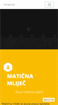 Mobile Screenshot of maticnamlijec.ba
